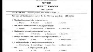 IMTIXAANKA DOWLADA MAADADA BIOLOGY FASALKA FORM FOUR Q1AAD [upl. by Nylad546]