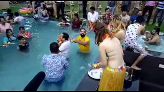 Pool Party At Ramaya Farm House in Delhi [upl. by Kerman]