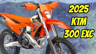 New 2025 KTM 300 EXC Gets New Update [upl. by Laise]