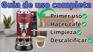 ✅☕ Delonghi DEDICA TUTORIAL Español ☕✅ [upl. by Saqaw]