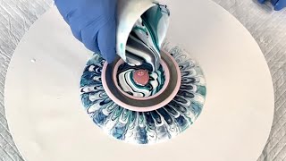 Sea Swirl  Sink Strainer Acrylic Pour Art [upl. by Chevy886]