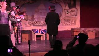 Mr Scrooge Dances a Jig at Mad Sals Dickens Fair 2010 [upl. by Anabal]