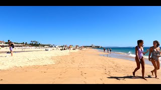 5K video Lisbon Portugal Beach of Carcavelos 2 of 2 [upl. by Adnahsat]