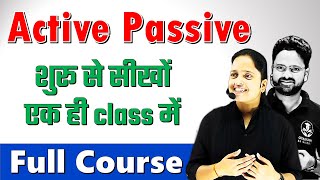 Full Active and Passive Voice Trick  Active and Passive Voice RulesHindiEnglish Grammar Class 10 [upl. by Nosiddam]