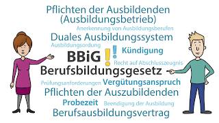 Das Berufsbildungsgesetz  BBiG [upl. by Yroffej279]