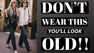 7 Fashion Mistakes Making You Look Old  Fashion Over 40 [upl. by Cointon966]