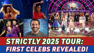 Strictly Come Dancing 2025 First Celebs Announced for Live Tourquot [upl. by Nevi]