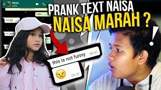 PRANK TEXT NAISA ALIFIA YURIZA  NAISANYA PALSU [upl. by Skip413]