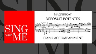 Deposuit Potentes  Accompaniment  Magnificat BWV 243  Bach [upl. by Meggi721]