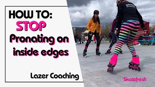 Beginner Inline Tutorial How to stop pronating on inside edges 1 drill to fix this common problem [upl. by Mcgregor]