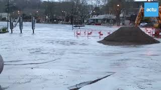 Quais de Lannion inondés avril 2024 [upl. by Yllac]