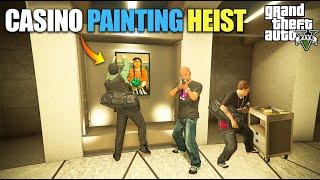 DIAMOND CASINO MILLION DOLLARS PAINTING HEIST  GTA 5 GAMEPLAY [upl. by Nyleda]