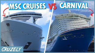 MSC Cruises vs Carnival 12 MAJOR Differences Between the Lines [upl. by Ariajaj38]