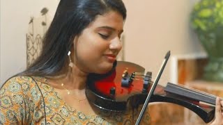 Harichandana Malarile Madhuvai Violin cover By Aparna Babu 1million cover violin [upl. by Akehsay180]