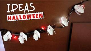 Idea fácil para Halloween  manualidad reciclable 👻😱 [upl. by Nayarb]