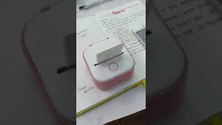 Mini printer for notes studyinspo minipainting [upl. by Yatnohs]