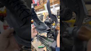 Leather shoes resole repair old craftsmanship shoe repair shoe modification professional leathe [upl. by Hsirt]