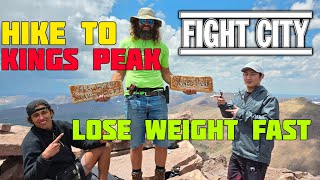 LOSE WEIGHT FAST HIKE TO KINGS PEAK 14 HOURS OF HIKING IN ONE DAY [upl. by Aikahs]