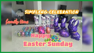 Happy Easter sa lahatsimpleng celebration at home [upl. by Mackie]