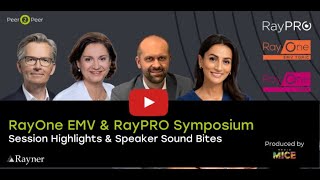 Peer2Peer  RayOne EMV amp RayPRO Symposium Highlights Synergising Clinical Data and PROMs [upl. by Colwell]