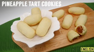 Pineapple Tart Cookies  Pineapple Tart  Melt In Your Mouth Pineapple Tarts  Pineapple Cake [upl. by Nameerf385]