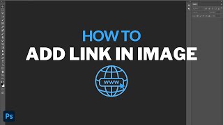 How to Add Link In Image on Photoshop  Adding Hyperlink in image [upl. by Ahseya]