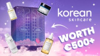 Korean Skincare  The Astral Glow Korean Skincare Advent Calendar Unboxing [upl. by Godred]