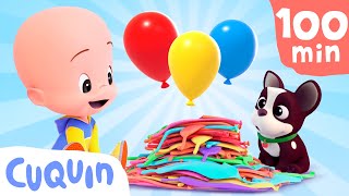 Cuquins Balloons learn colors and more 🎈 videos amp cartoons for babies [upl. by Emilee]