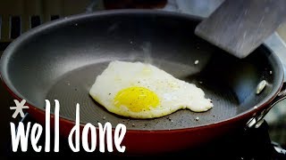 5 Common Mistakes To Avoid When Using Nonstick Pans What Not To Do  Food Hacks  Well Done [upl. by Sorac]