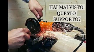 SUPPORTO SMERIGLIATRICE Makita  Make A Angle Grinder Attachment [upl. by Hueston178]