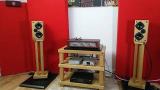 Ophidian Audio Mojo HiFi Loudspeakers sounding awesome playing BLACK WOW [upl. by Aivatra701]