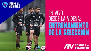 SELECCIÓN PERUANA LA BICOLOR SIGUE ENTRENANDO EN VIDENA ATV DEPORTES  EN VIVO [upl. by Hank908]