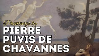 Pierre Puvis de Chavannes Melancholic Visions Accompanied by Scarlattis Sonata Aria [upl. by Spindell]