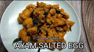 Resepi Ayam Salted Egg Sedap Mudah Dan Simple [upl. by Ennaej]