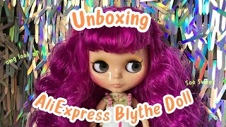 💕Unboxing A AliExpress Blythe Doll showandtellwednesday [upl. by Ylrehs]