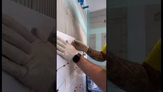 quotHow to Lay Wall Tiles Design in Bathroom  StepbyStep Tiling Guide for Beginnersquot [upl. by Yrollam]