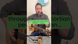 Acoustic Guitar  Distortion Pedal  Awesomeness [upl. by Ainaj]