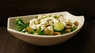 Griechischer Salat mit Hirtenkäse  ketogene Diät [upl. by Ahsal]