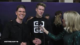 Collins Key amp Devan Key Red Carpet Interview  Streamy Awards 2019 [upl. by Molli]