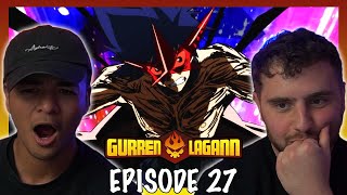 THE FINAL BATTLE FOR HUMANITY  Gurren Lagann FINALE Episode 27 REACTION [upl. by Kalbli]