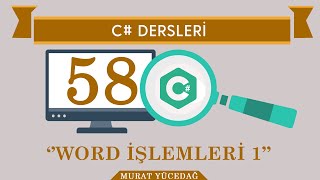 C Ders 58 Word İşlemleri  1 [upl. by Ayikat192]