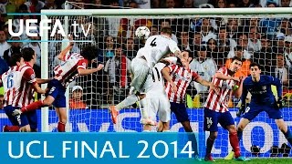 Real Madrid v Atlético Madrid 2014 UEFA Champions League final highlights [upl. by Roanna]