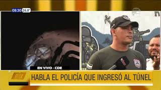 CDE Habla el policía que ingresó al túnel [upl. by Carol]