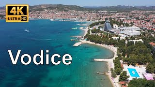 🇭🇷 Vodice Croatia  Drone 4K [upl. by Edlihtam]