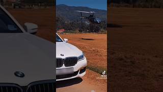 🤍🚁 lafamilia bmw 740le helicopter chopper srilanka nuwaraeliya casperthei8 visitsrilanka [upl. by Luana]