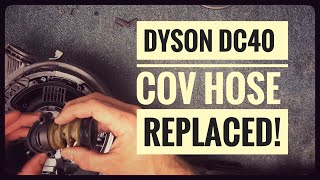 Dyson DC40 change over hose replacement—repairman shows how [upl. by Newsom]