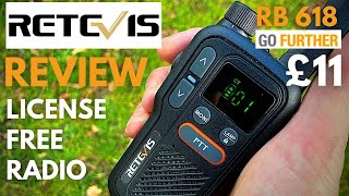 Retevis RB618 CHEAPEST Legal 16 CH PMR radio Just £11 [upl. by Annoled]