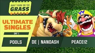 DE  Nanoash Bowser vs Peace2 Wario  DPG 2024  Ultimate Singles Pools [upl. by Justino]