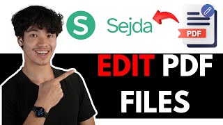 How to Edit PDF Files on Sejdacom EASILY ✅ [upl. by Asoj263]