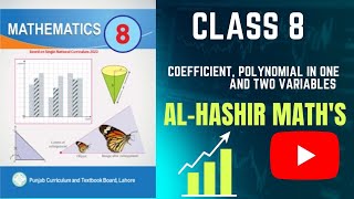 Class8 Mathscoefficient of variable polynomial in one and two variableAlHashir Maths ilmkidunya [upl. by Meri]